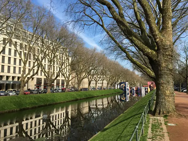 Königsallee in Düsseldorf