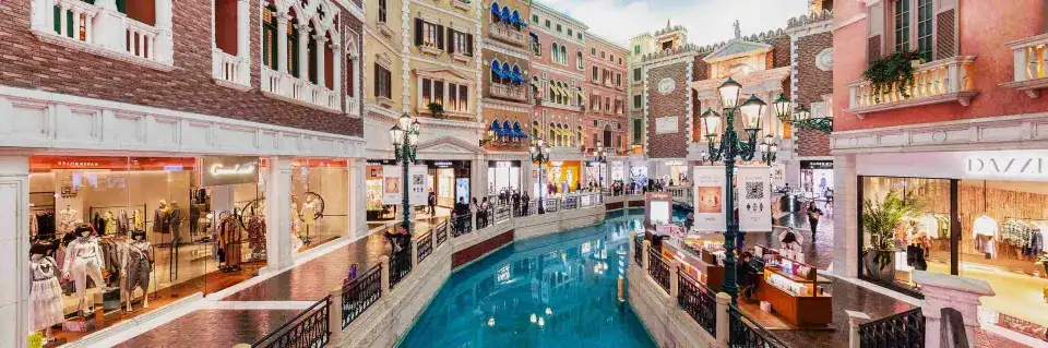 Inside the Venetian Casino Resort