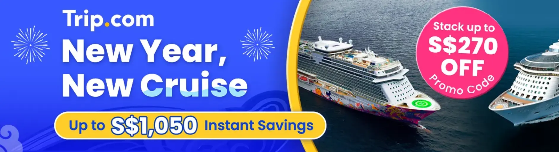 Trip.com Promo Code Singapore: Cruise promotion