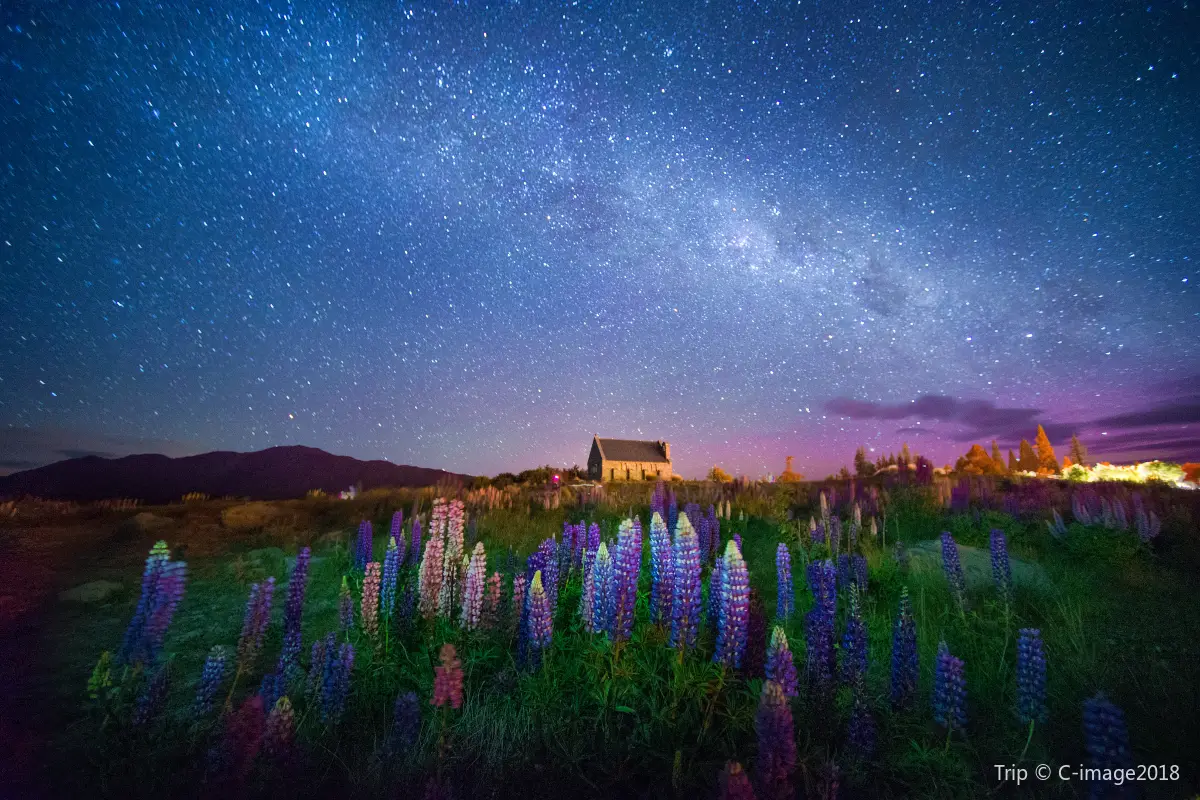 5.テカポ湖の星空｜ニュージーランド