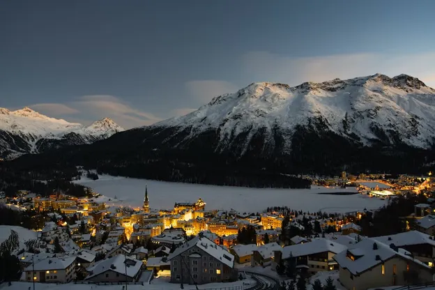 St. Moritz di notte