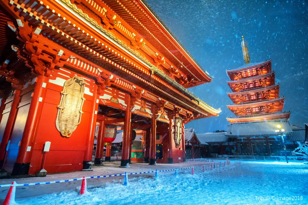 淺草寺、雷門