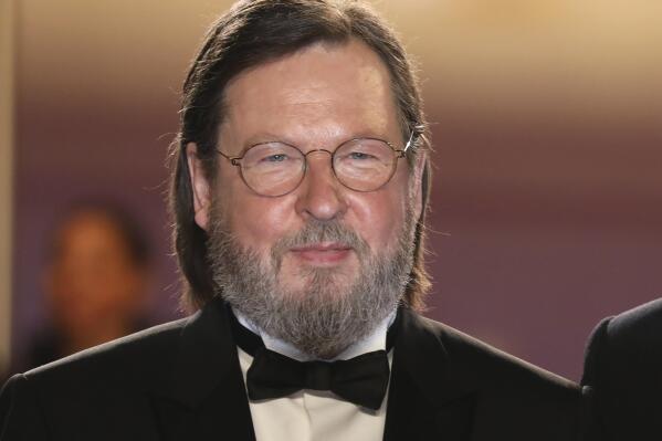 FILE - Director Lars von Trier appears at the premiere of the film "The House That Jack Built" at the 71st international film festival, Cannes, southern France, on May 14, 2018.  Von Trier, known for films like “Melancholia” and “Dancer in the Dark,” has been diagnosed with Parkinson’s Disease, his production company Zentropa said Monday. The company said it released the information in order to avoid speculation about his health leading up to the premiere of his series “The Kingdom Exodus” at the Venice Film Festival next month. (Photo by Vianney Le Caer/Invision/AP, File)
