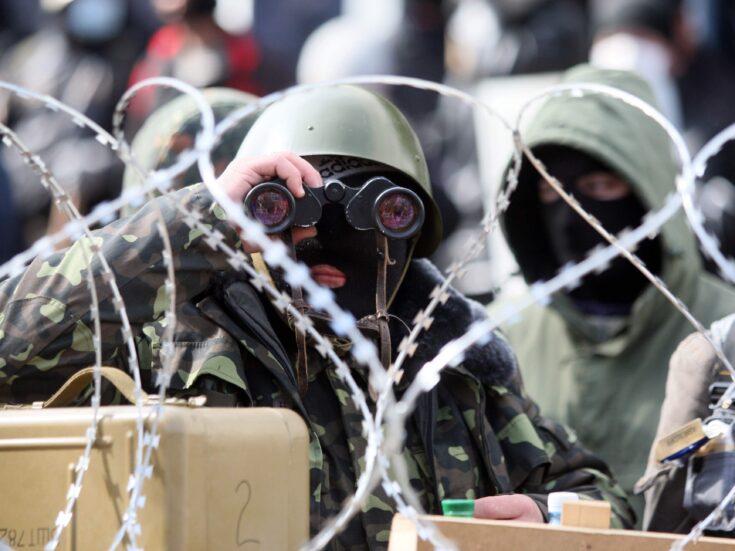 In eastern Ukraine, protestors are chanting “New Russia” – an old term that’s back in fashion