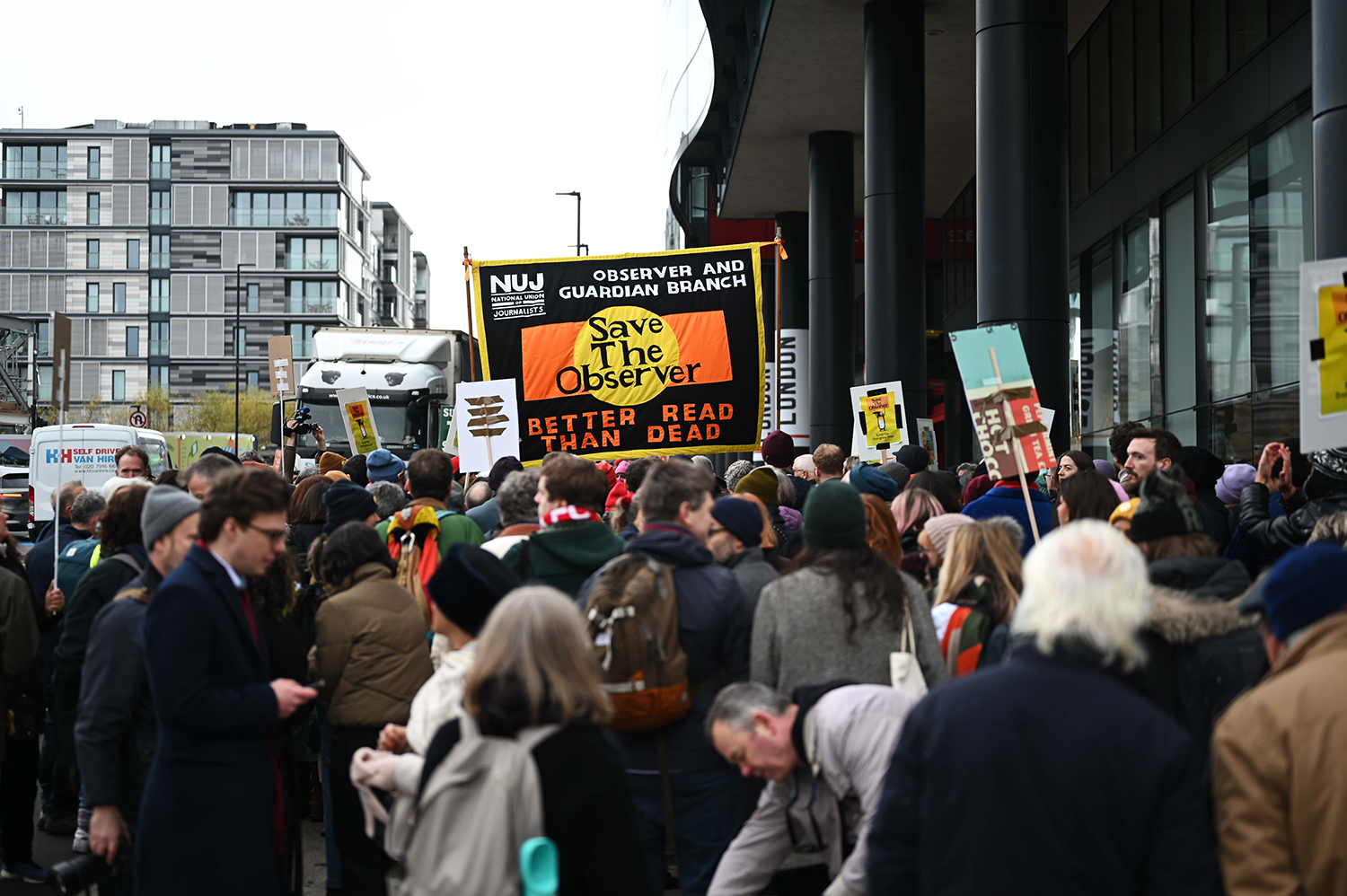 Staff react with fury to the Observer sale