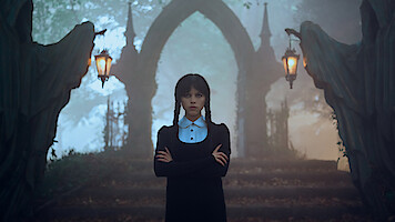 Jenna Ortega from Wednesday Addams in Season 2 of 'Wednesday'