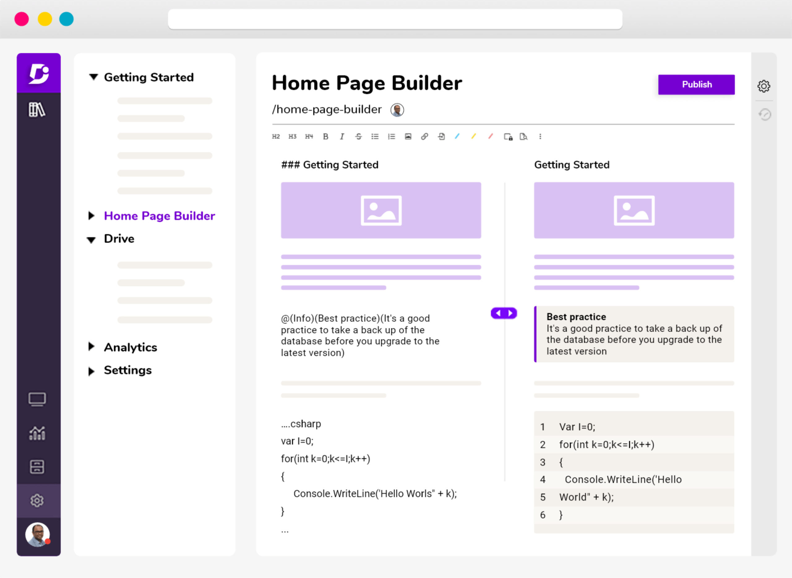 Document360 knowledge base portal