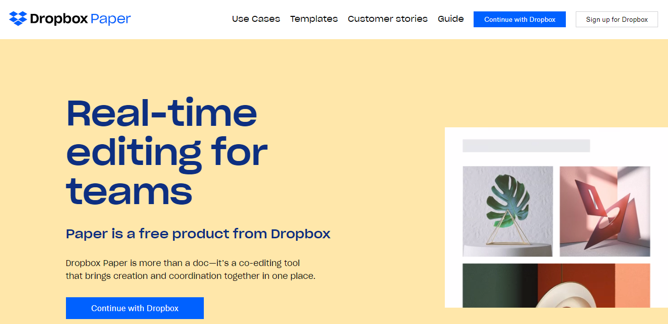 Dropbox Paper