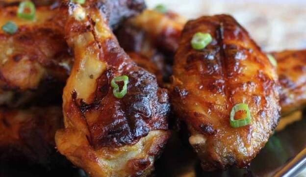 Paleo-Glazed Chicken Wings