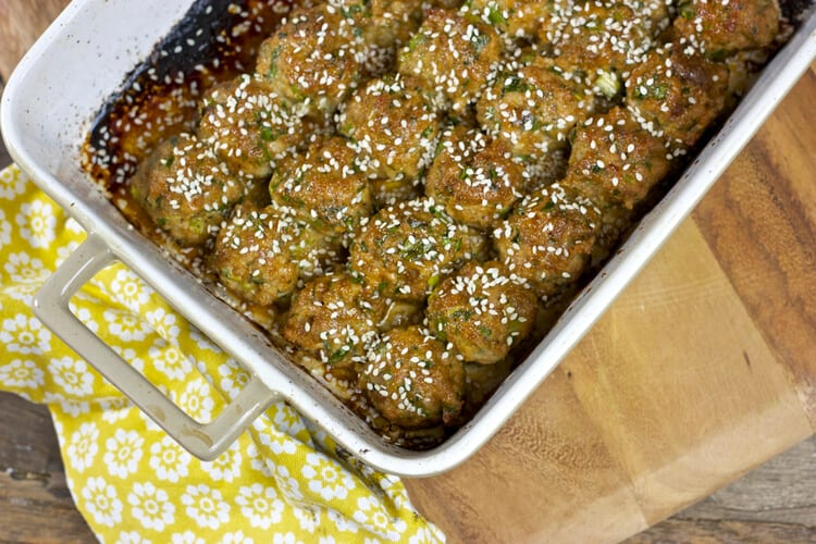 Toddler Asian Turkey Meatballs