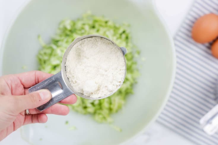 Zucchini pizza crust step 2 - Dr. Axe