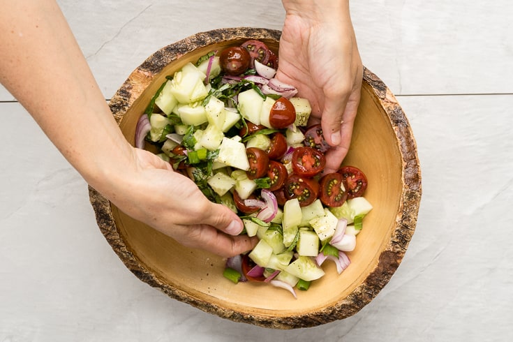 Cucumber salad recipe step 7 - Dr. Axe