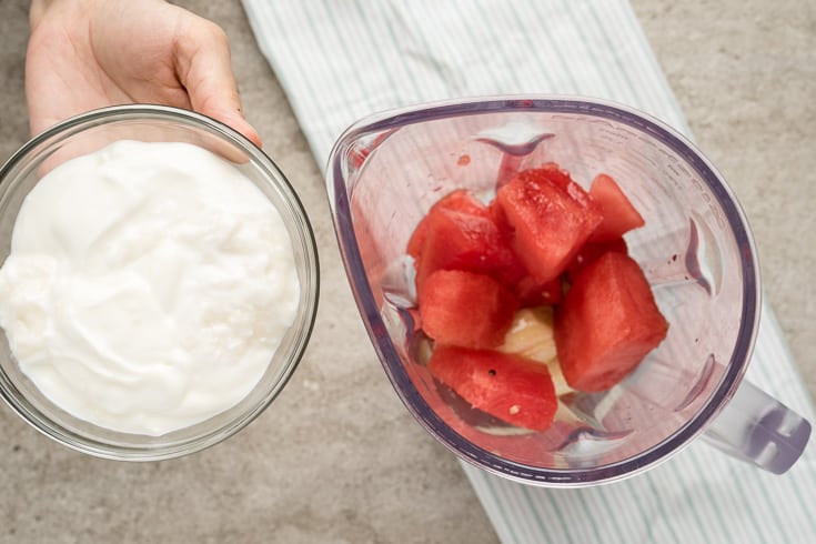 Watermelon smoothie step 4 - Dr. Axe