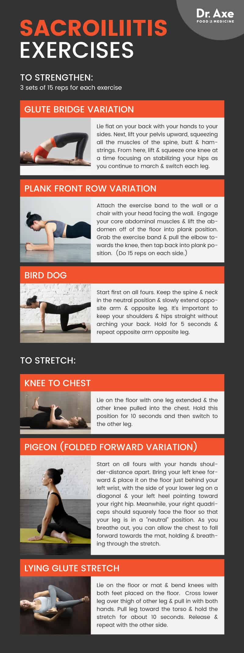 Sacroiliitis exercises - Dr. Axe