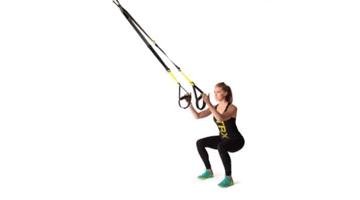 TRX exercise squat - Dr. Axe