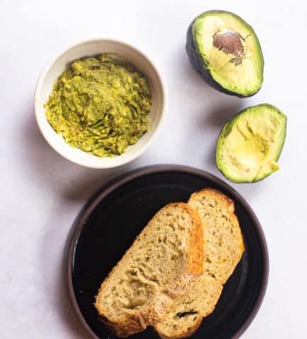 Avocado toast ingredients