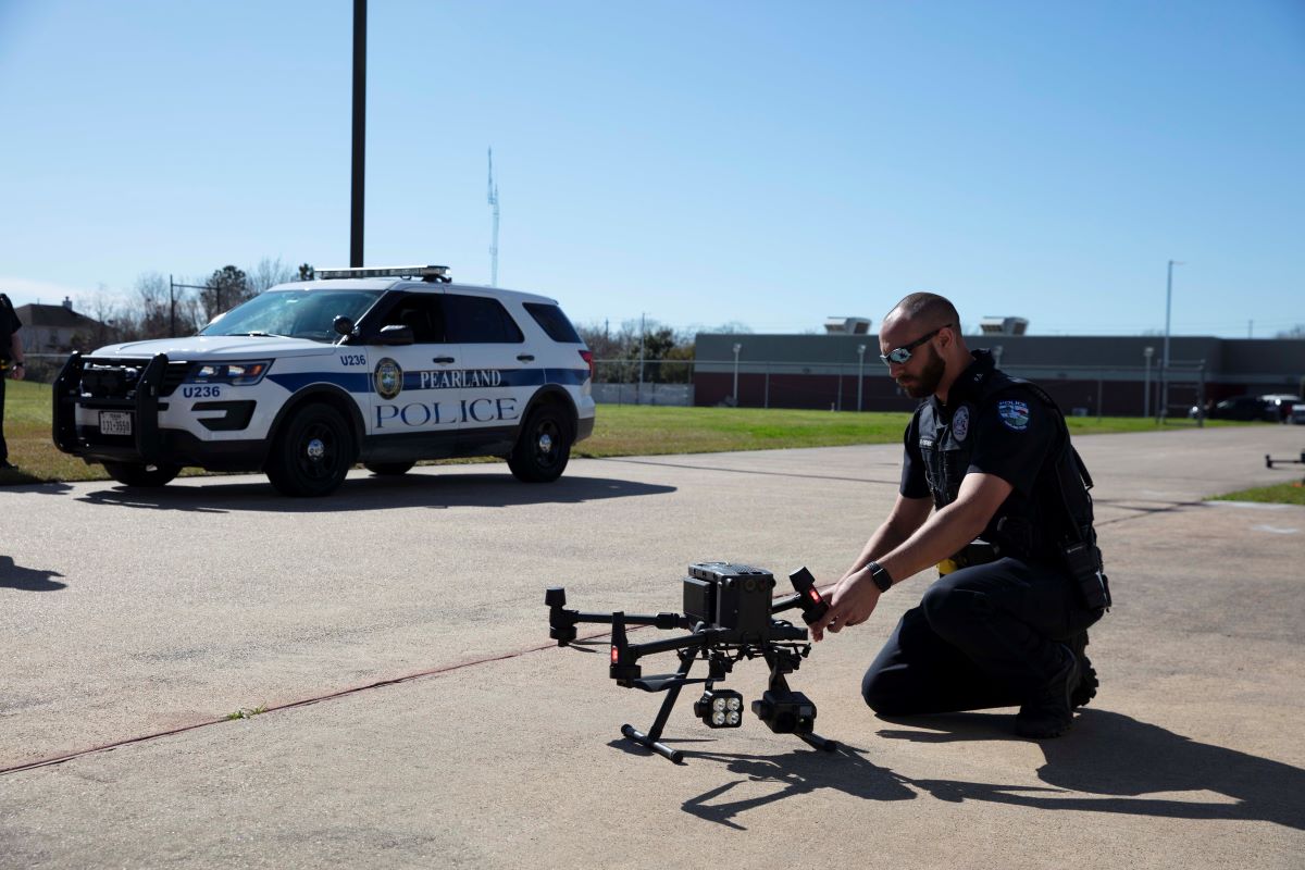 Pearland Police drone first responder