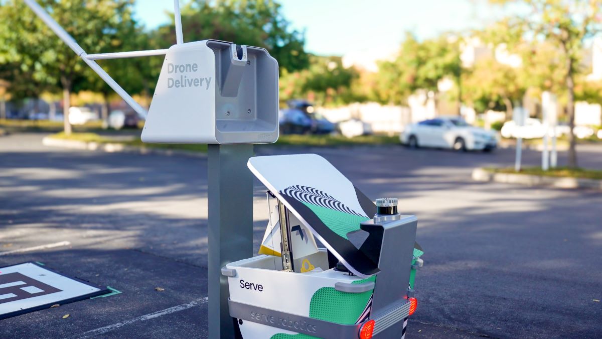 google wing serve drone robot delivery food