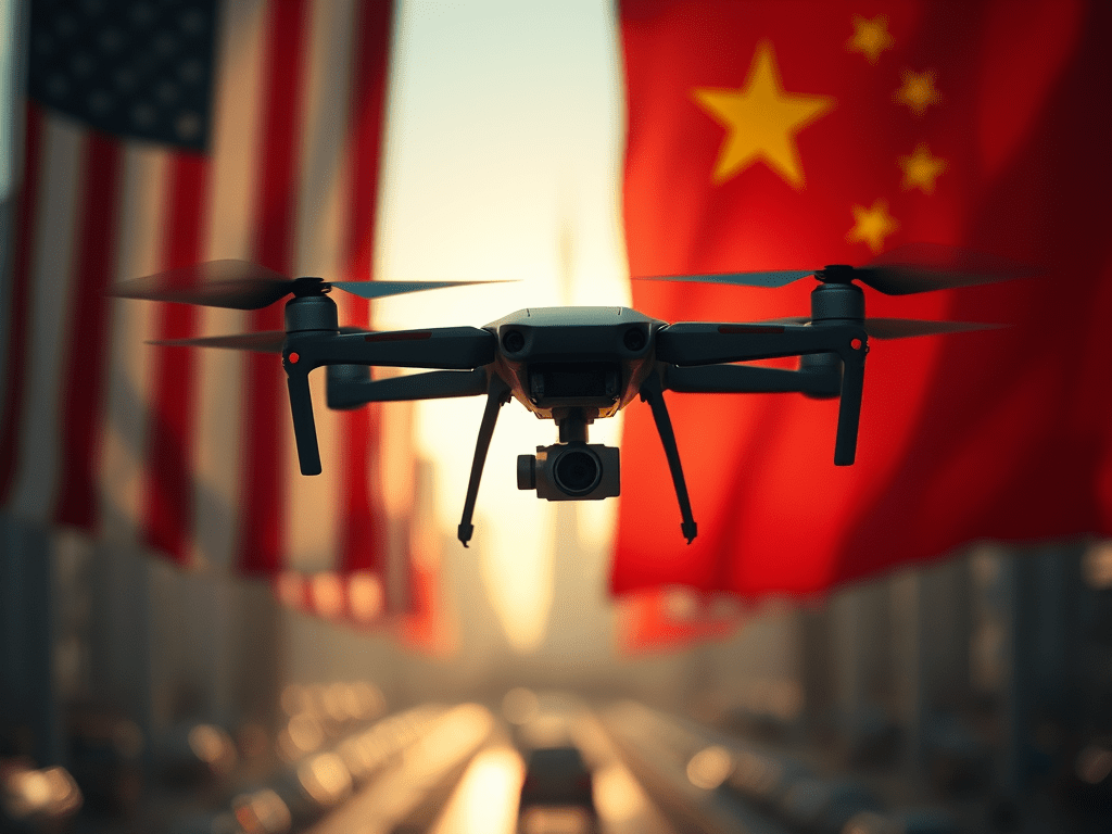 dji lawsuit us china drone chinese ban federal agencies autel robotics