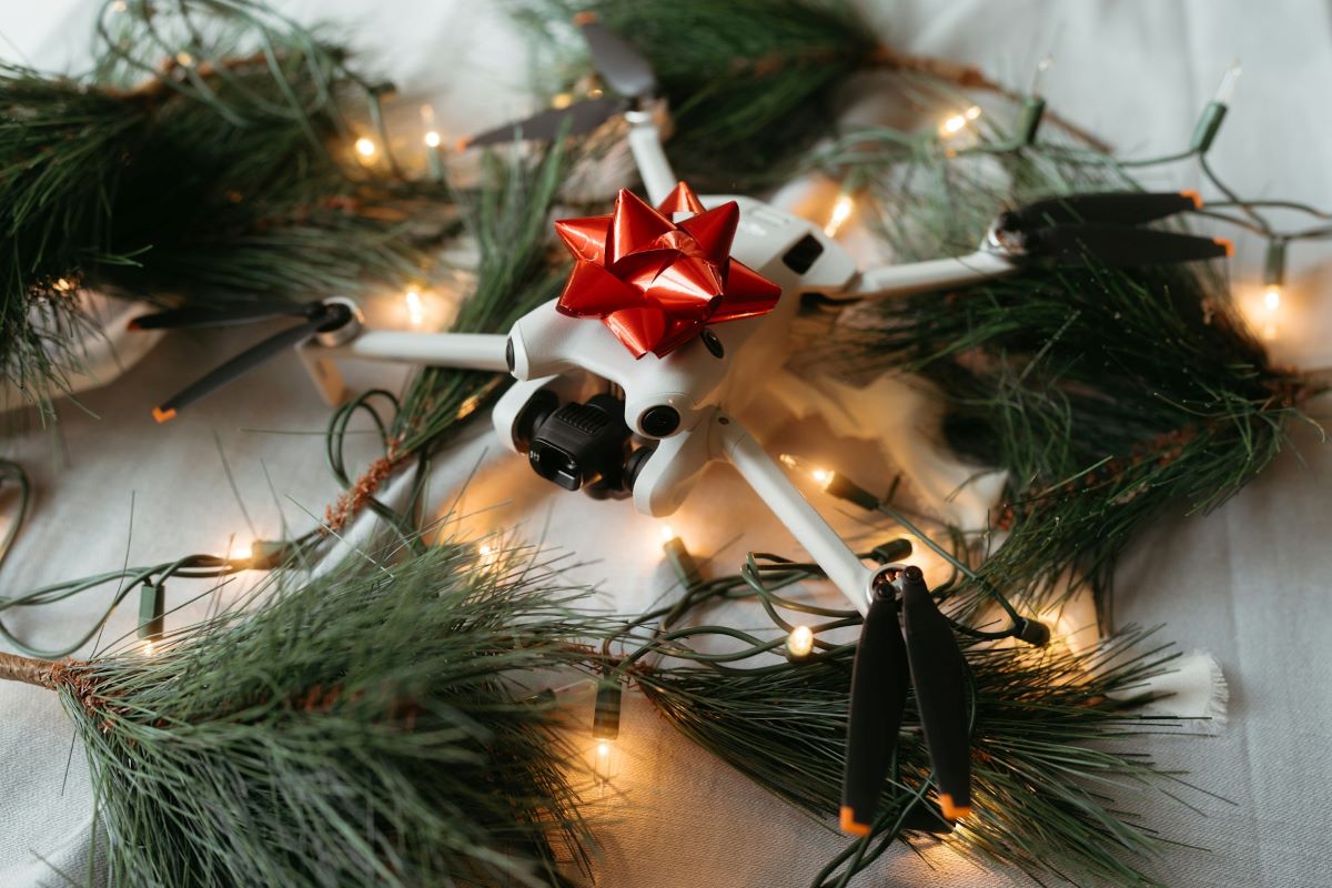 dji drone gift guide christmas 2024 winter flying tips