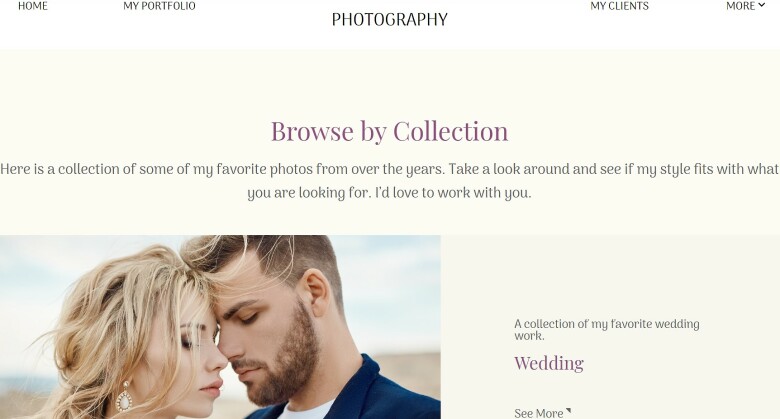 Zenfolio Wedding Template