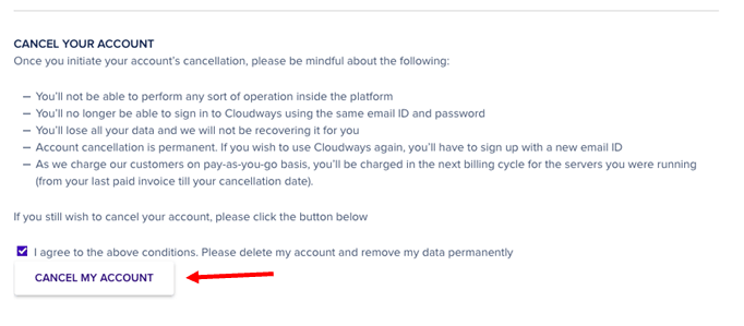 How to Cancel Your Account with Cloudways and Get a Refund-image2