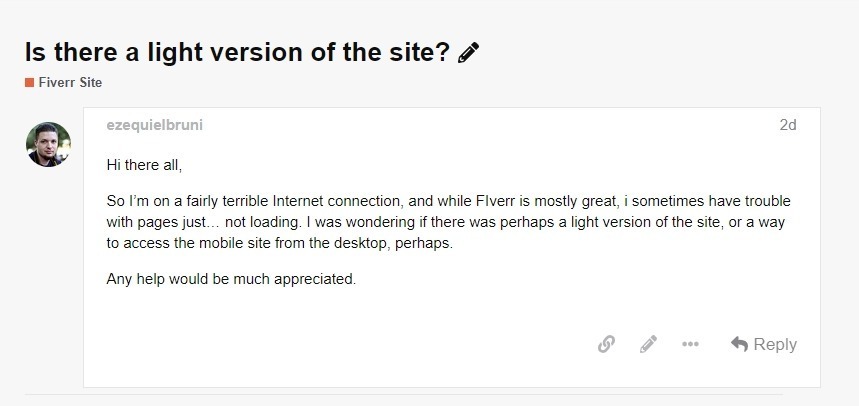 Fiverr Support Ticket - screenshot