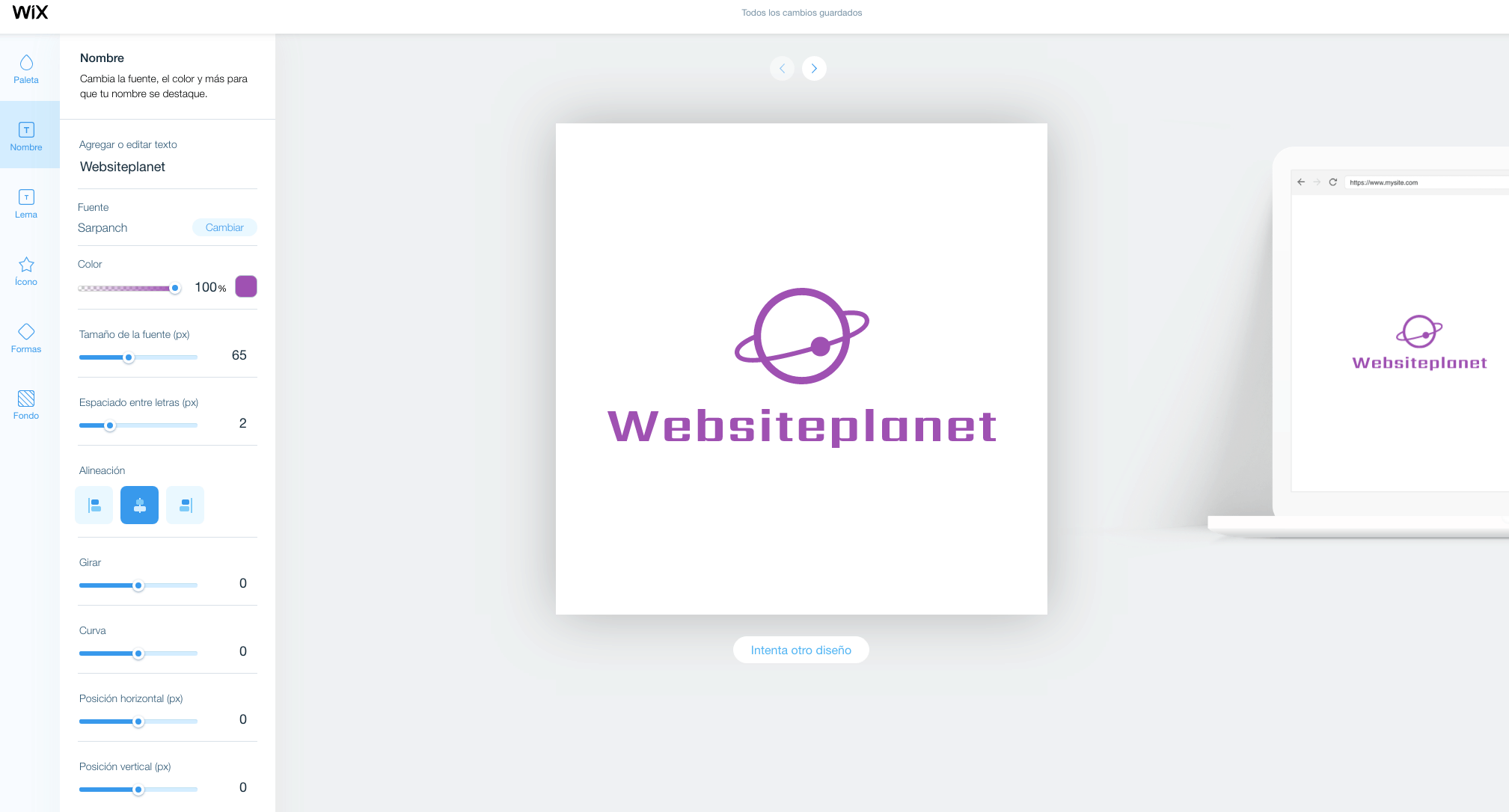 wixlogo featuresedit ES