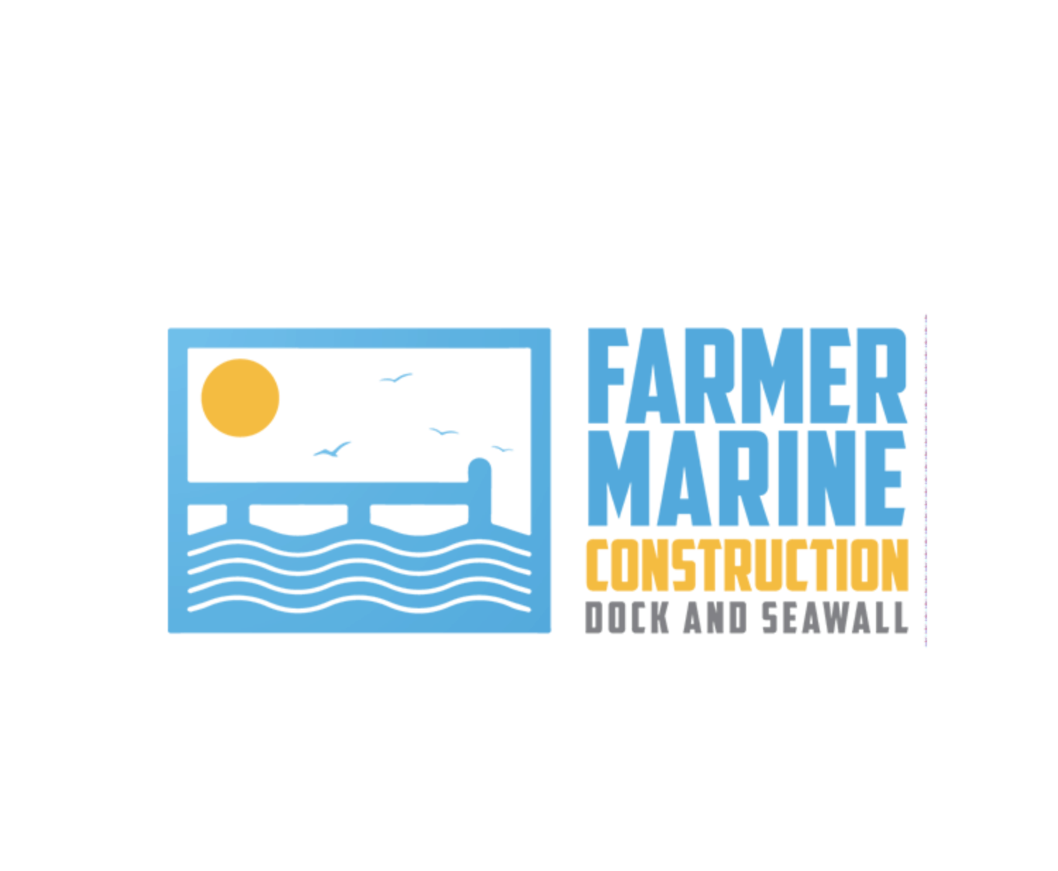 Logo by Tailored Logo - Farmer Marine Construction