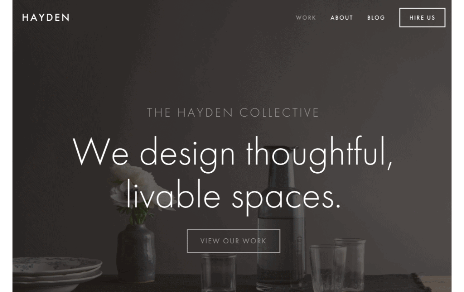 Squarespace Template - Hayden