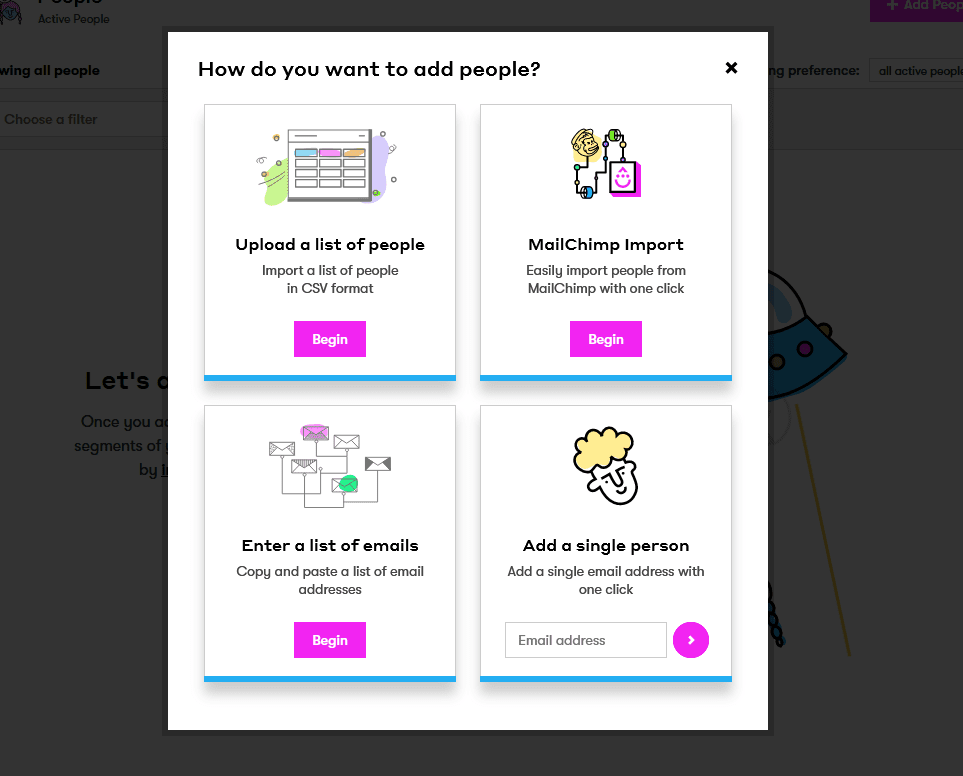 Drip's import methods