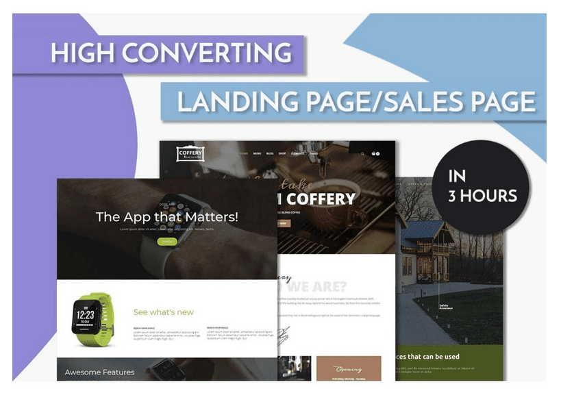 JA 12 Best (Clean) Landing Page Templates that Convert (2690)