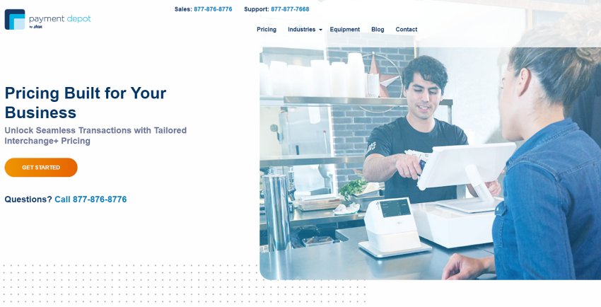 Payment Depot homepage banner