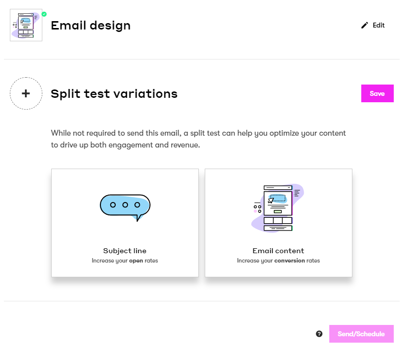 Drip A/B testing