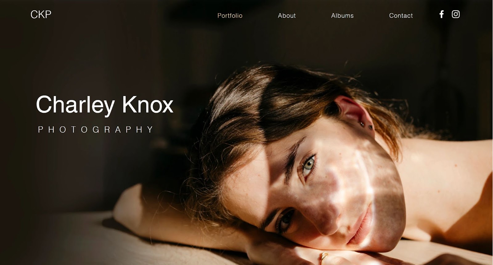 Wix Photographer template