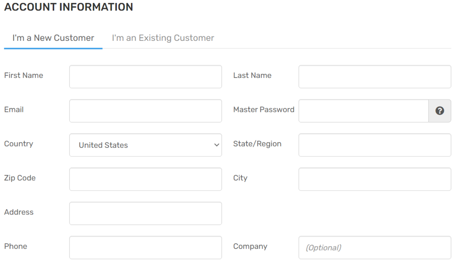 FastComet Personal Information