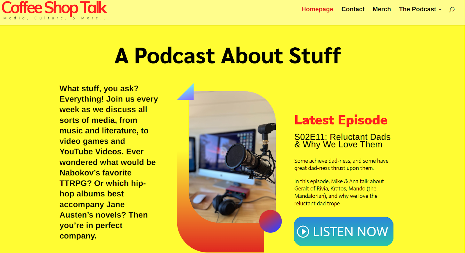 WordPress Podcast Site