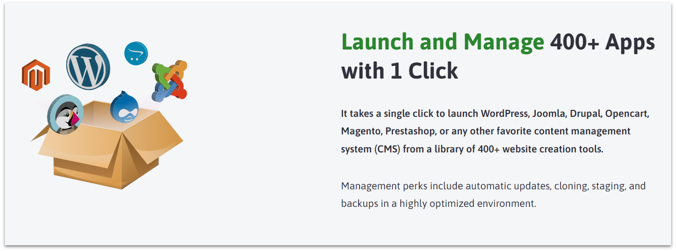 Description of Scala Hosting's management features