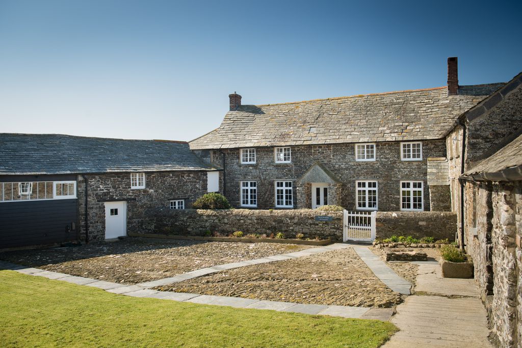 Exterior of Trevigue in Cornwall