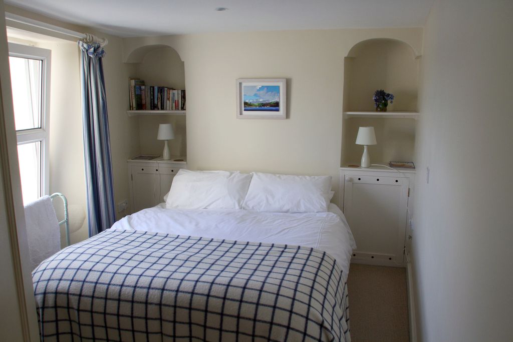 Cosy double bedroom at September Cottage in Cornwall