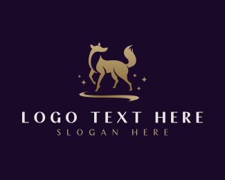 Premium Wild Fox logo design