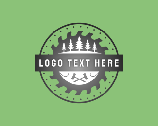 Circular Blade Carpentry logo design