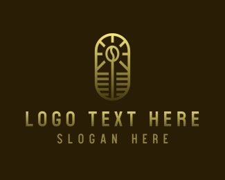 Coffee Bean Caffeine logo design