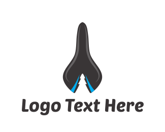 Mountain Bike Seat logo design