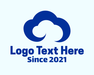 Blue Sky Cloud logo design