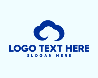 Blue Sky Cloud logo design