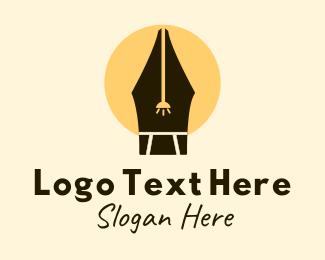 Pen Light Study Room  logo design