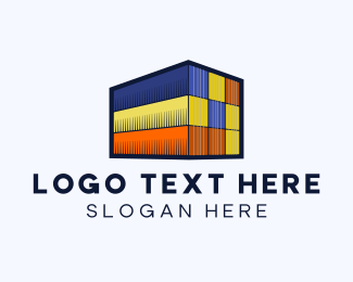 Cargo Imports Container  logo design