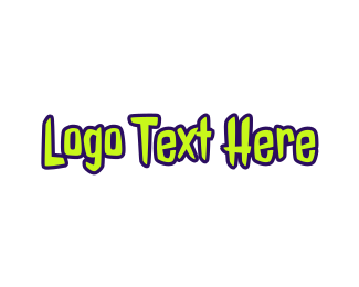 Zombie Monster Font logo design