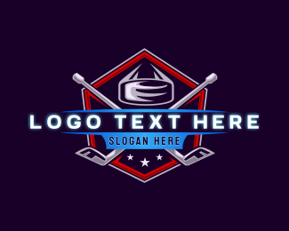 Hockey Sports Tournament logo design